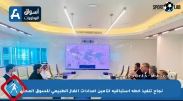 نجاح تنفيذ خطة استباقية لتأمين إمدادات الغاز الطبيعي للسوق المحلي
